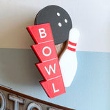 Bowling Sign Brooch