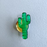 Cactus Pin - Green / Gold