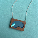 Kidney Bean Swimming Pool Necklace