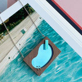 Kidney Bean Swimming Pool Necklace