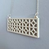 Breeze Block Wall Necklace - 5 Colour Options
