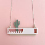 Saguaro House Necklace – Two colour options