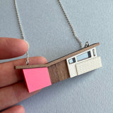 Butterfly Roof House Necklace