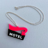 Motel Sign Necklace
