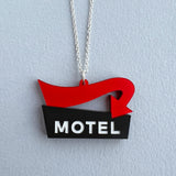 Motel Sign Necklace