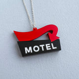 Motel Sign Necklace