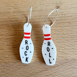 Bowling Pin Earrings - Rock n Roll