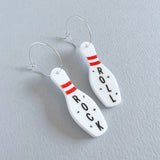 Bowling Pin Earrings - Rock n Roll