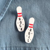 Bowling Pin Pin Set - Rock n Roll