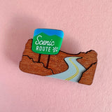 Scenic Route Brooch