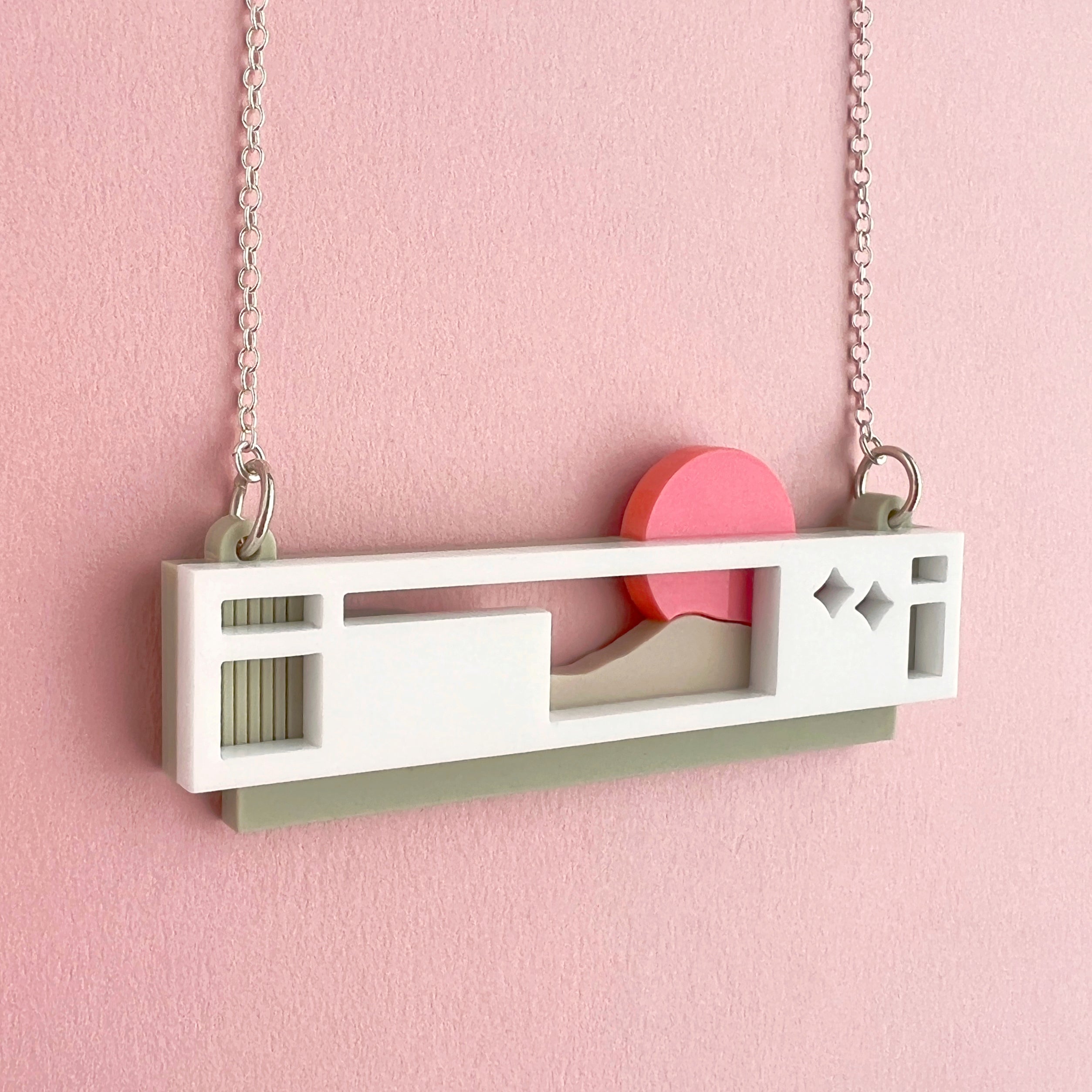 Sunset House Necklace –  Two colour options